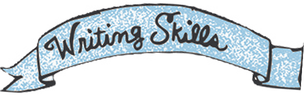 Decorative Writing Skills ribbon