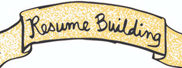 Resume Building banner illustration